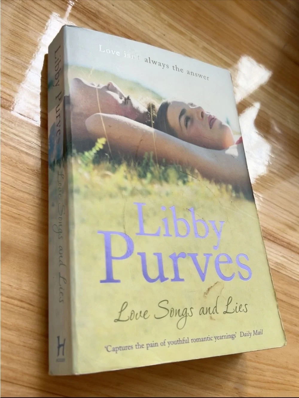 Love Songs and Lies Coffee Table Book - Pastel Yellow & Lavender
